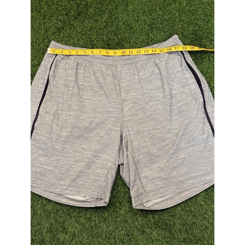 Lululemon Shorts Mens XXL Gray Lined 9" Running Drawstring Pockets Athleisure - Picture 7 of 10